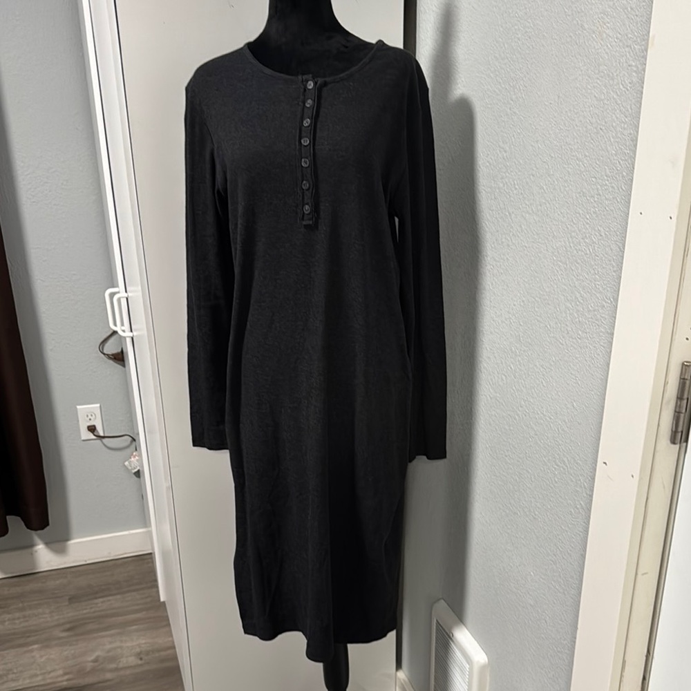 Chic Black Long Sleeve Dress